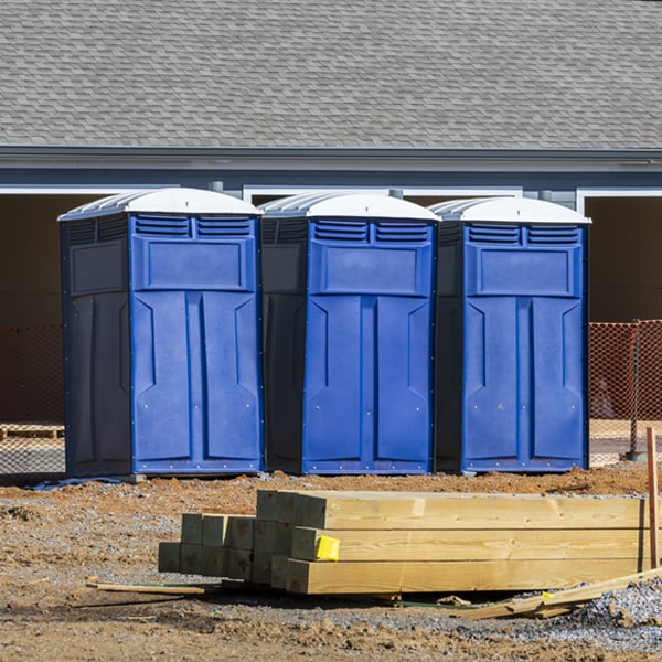 what is the maximum capacity for a single porta potty in Illinois Kansas